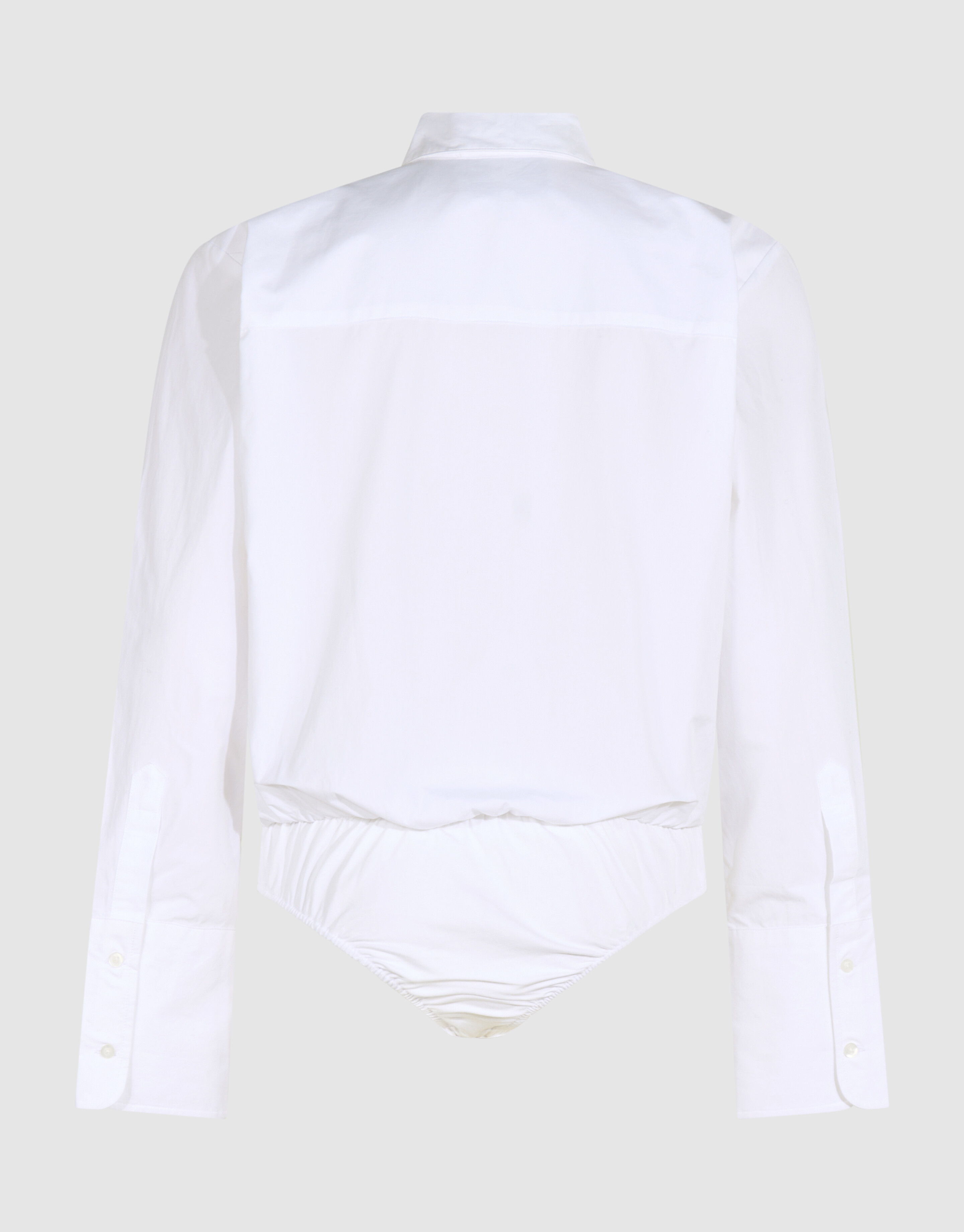 Popeline-Blusenbody in Wei&szlig; By Lonneke SHOEBY WOMEN