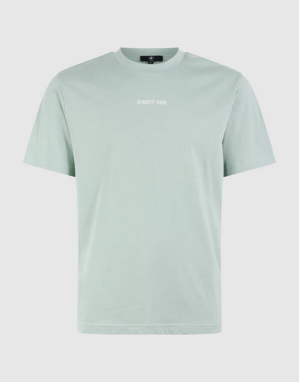 Eighty One Text T-Shirt Hellgr&uuml;n SHOEBY MEN
