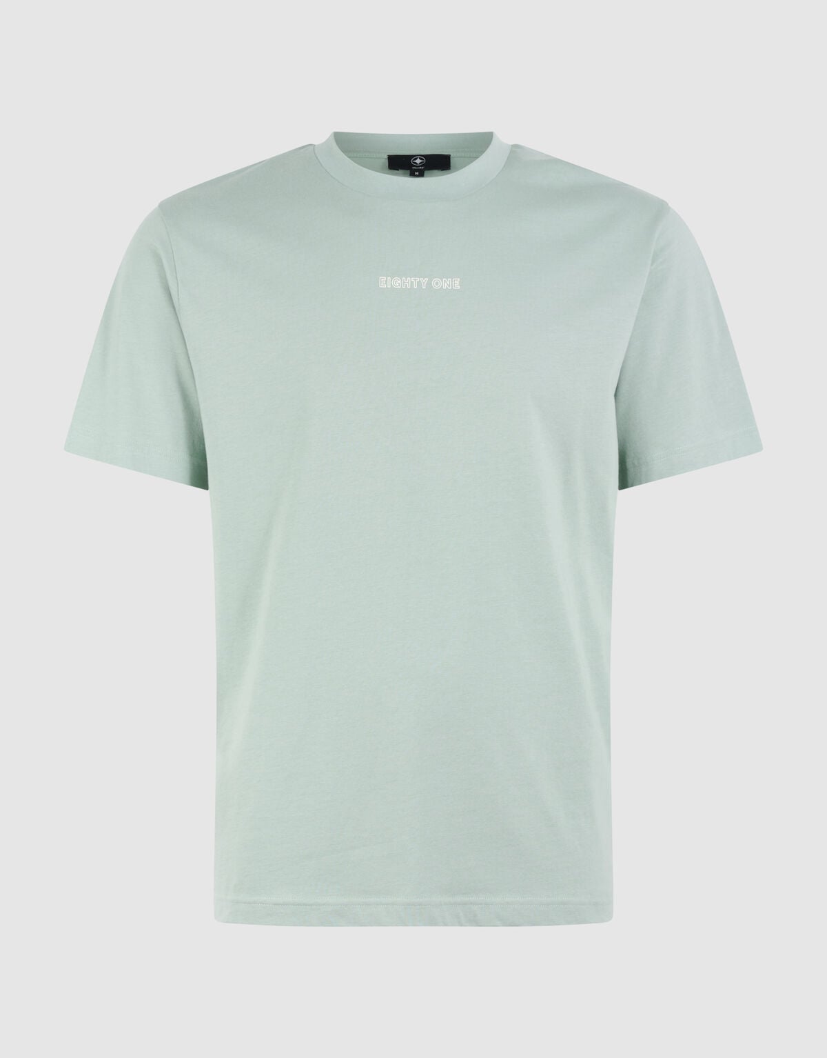 Eighty One Text T-Shirt Hellgr&uuml;n SHOEBY MEN