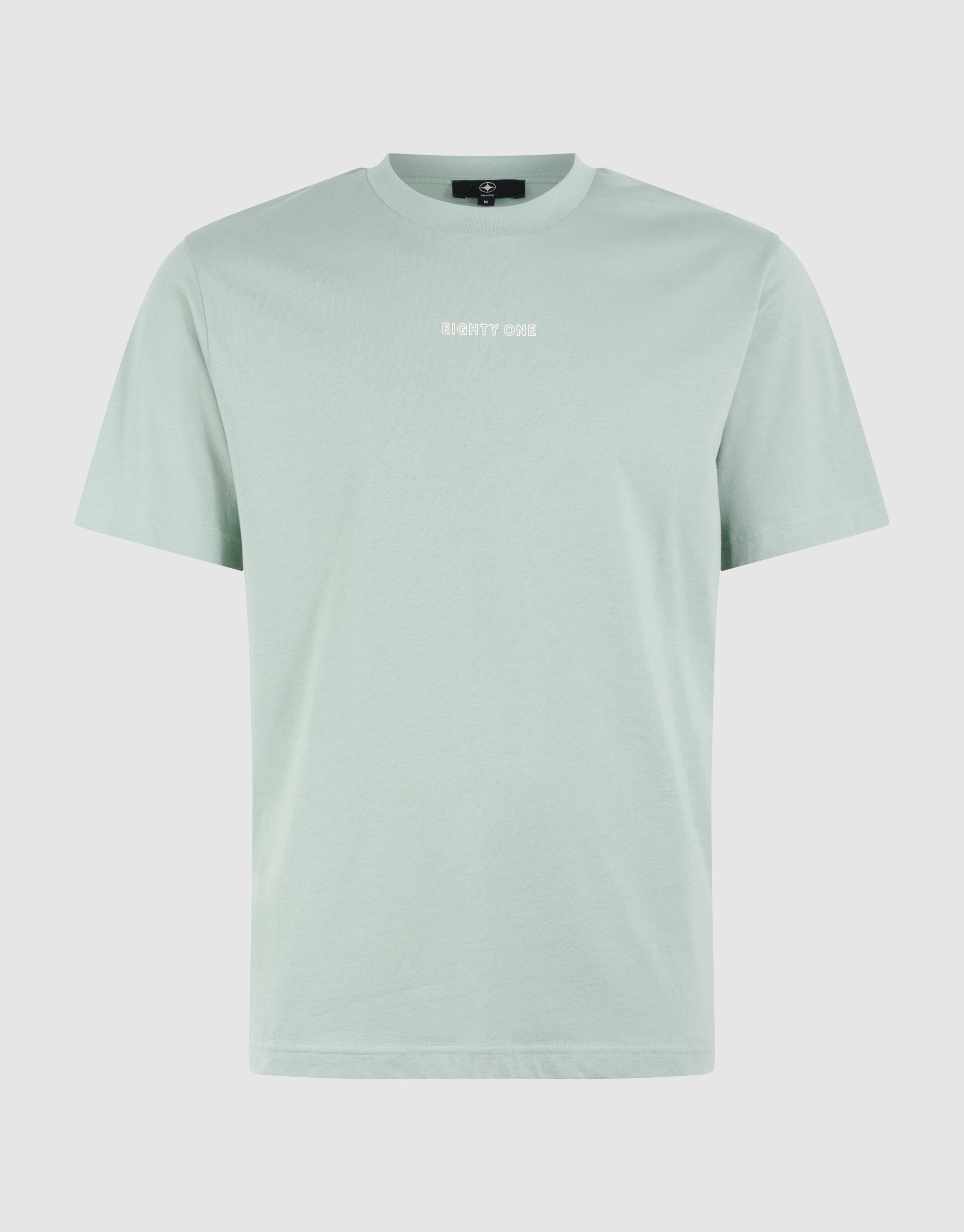 Eighty One Text T-Shirt Hellgr&uuml;n SHOEBY MEN