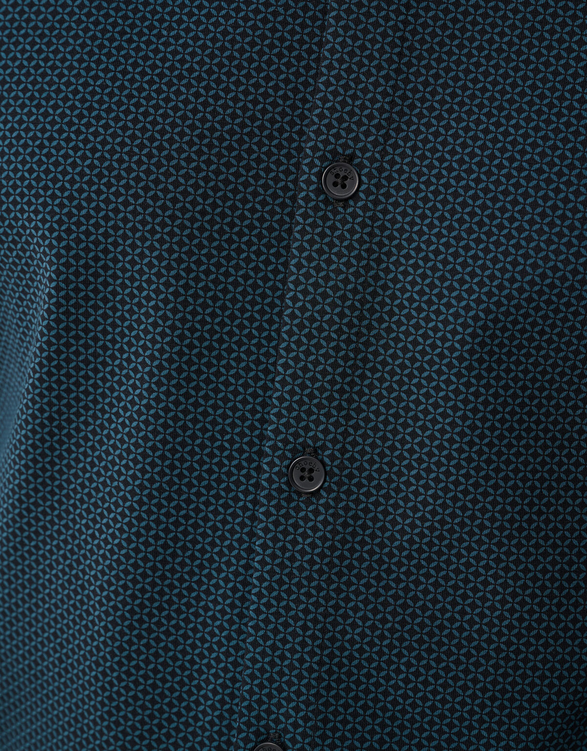 Printed Logo Hemd Dunkelgrün SHOEBY MEN