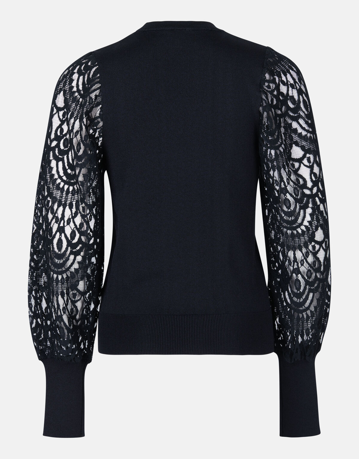 Top mit Spitzenärmeln Schwarz SHOEBY WOMEN