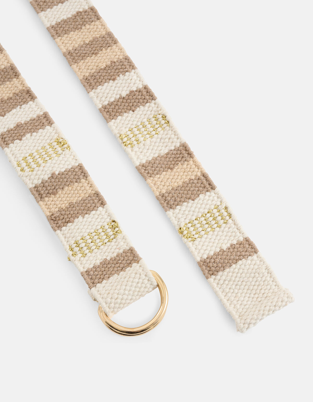 Gewebter Gürtel Beige ACCESSOIRES SHOEBY