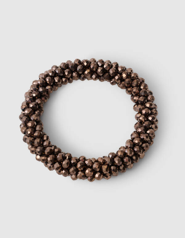 Perlen Haargummi Dunkelbraun SHOEBY ACCESSOIRES