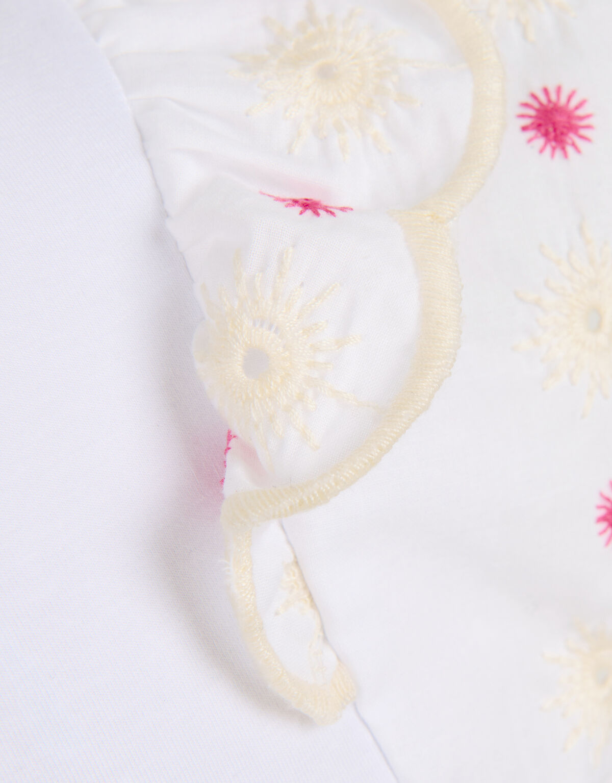 Besticktes Top Weiß SHOEBY GIRLS