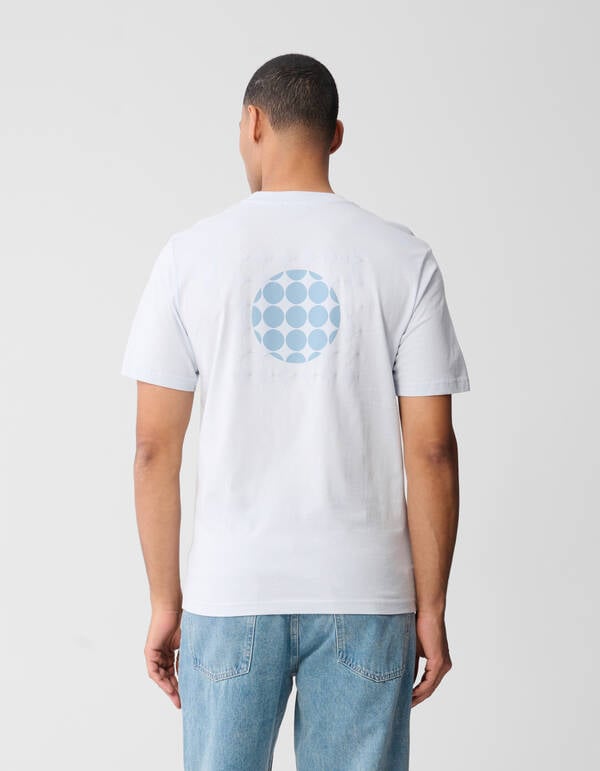 Fading Circle Artwork T-Shirt Hellblau SHOEBY MEN