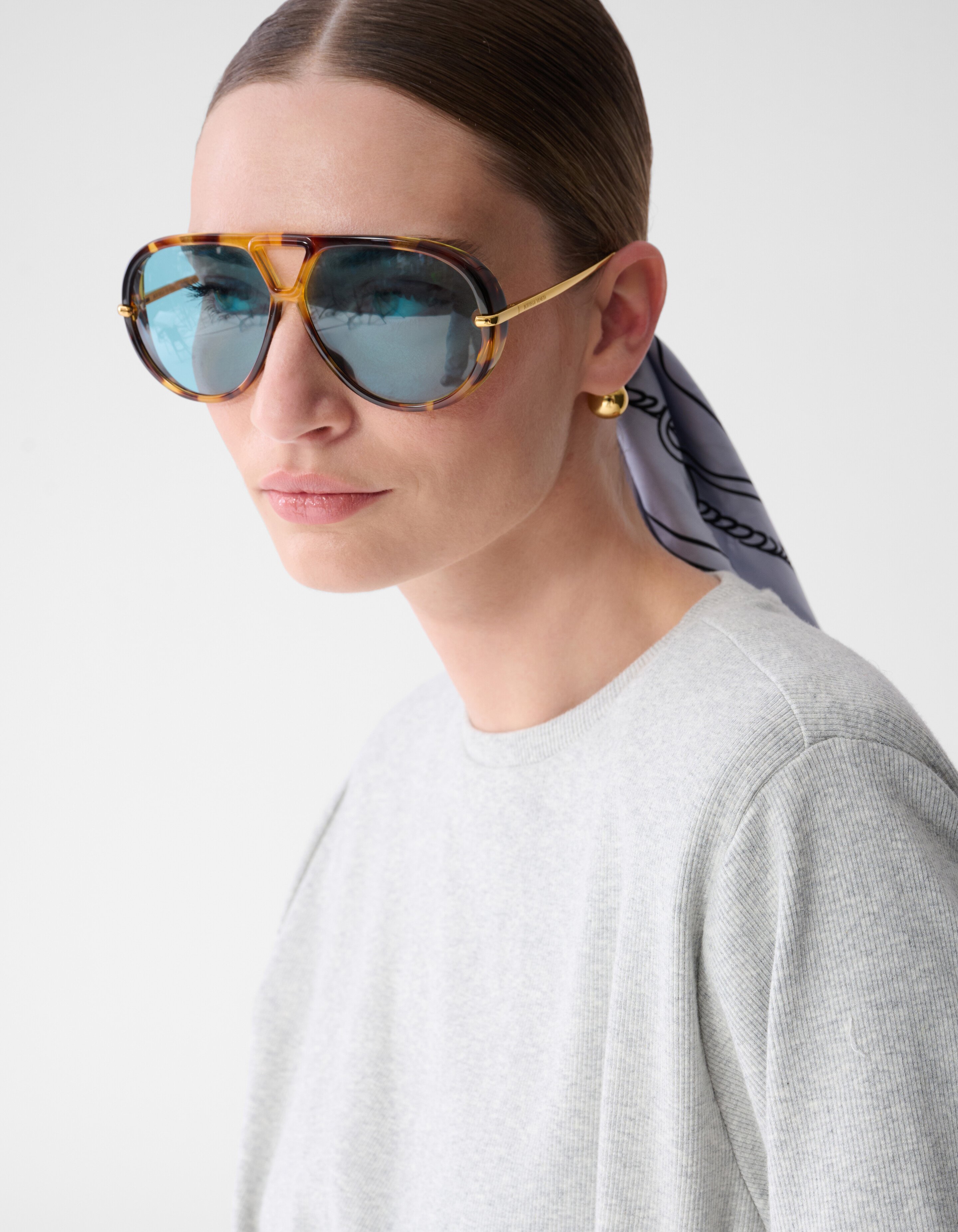 Knoten T-Shirt Hellgrau Von Mieke SHOEBY WOMEN