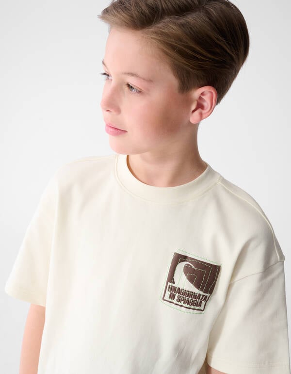 Spiaggia Artwork T-Shirt Gebrochen Wei&szlig; SHOEBY BOYS