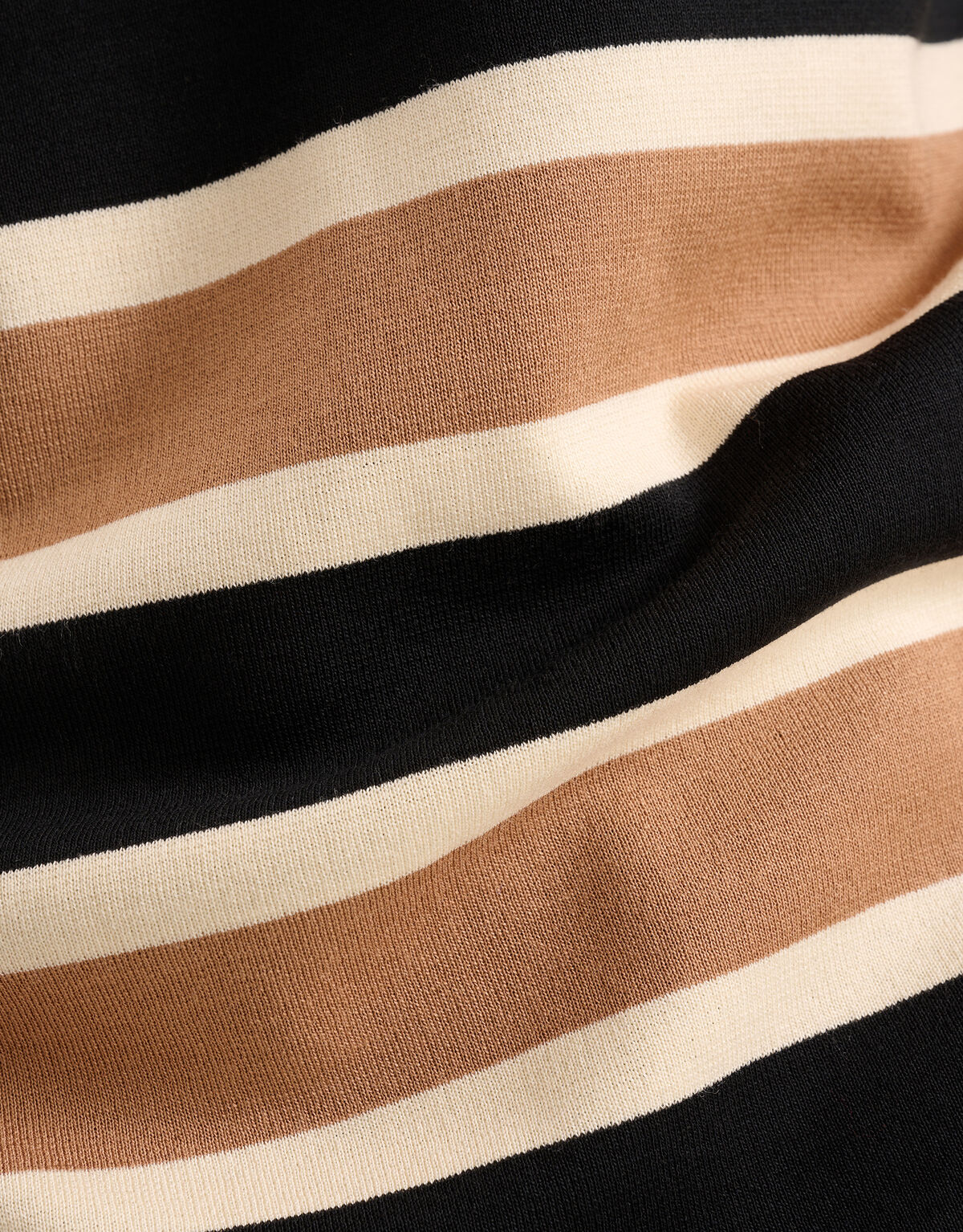 Gestreiftes T-shirt Braun SHOEBY MEN