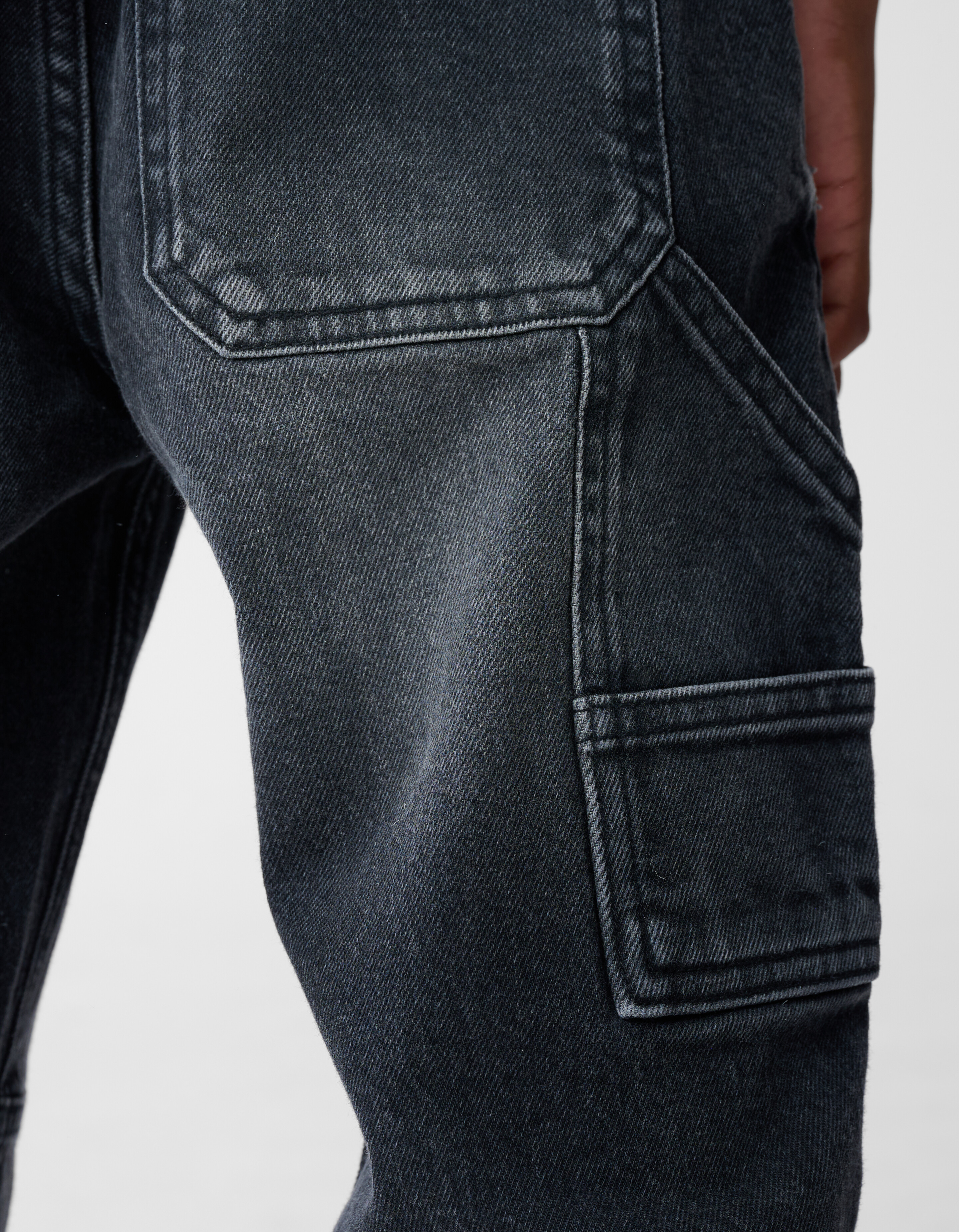 Straight Fit Jeans Dunkelgrau SHOEBY BOYS
