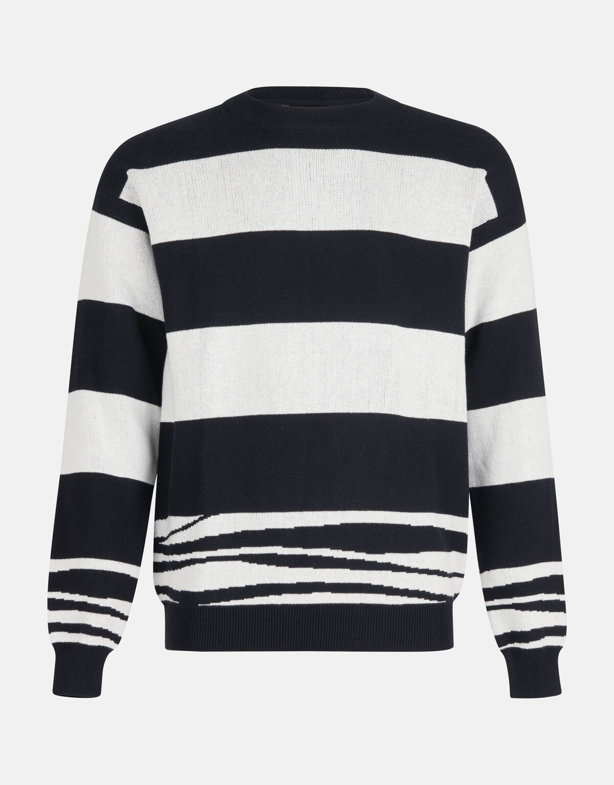 Gestreifter Pullover Schwarz SHOEBY MEN