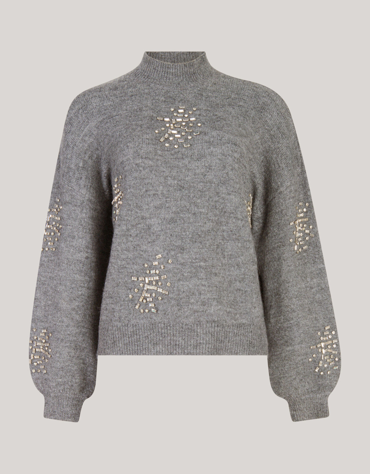 Verzierter Pullover Grau By Fred SHOEBY WOMEN
