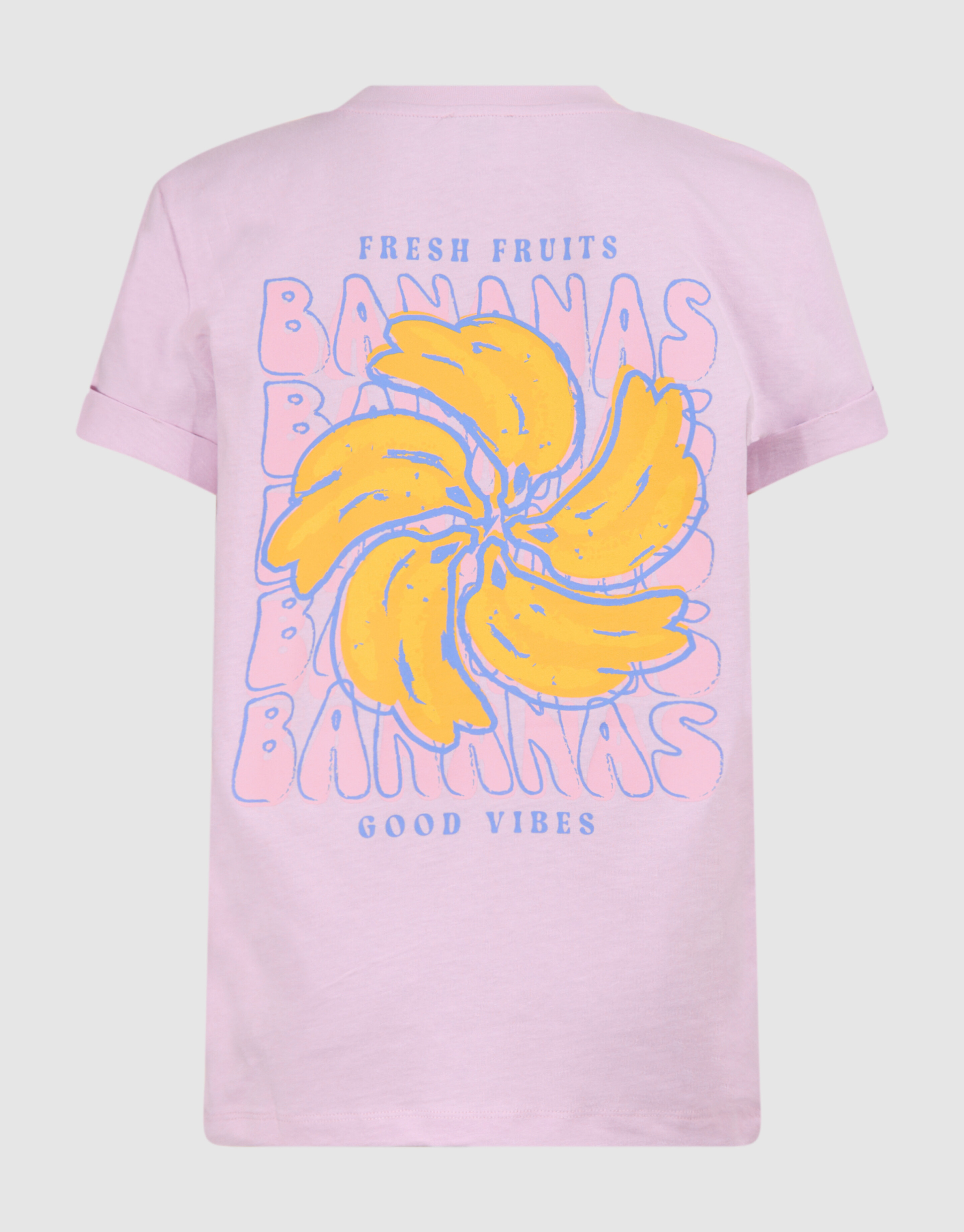 Obst-Stickerei T-Shirt Hellviolett SHOEBY GIRLS