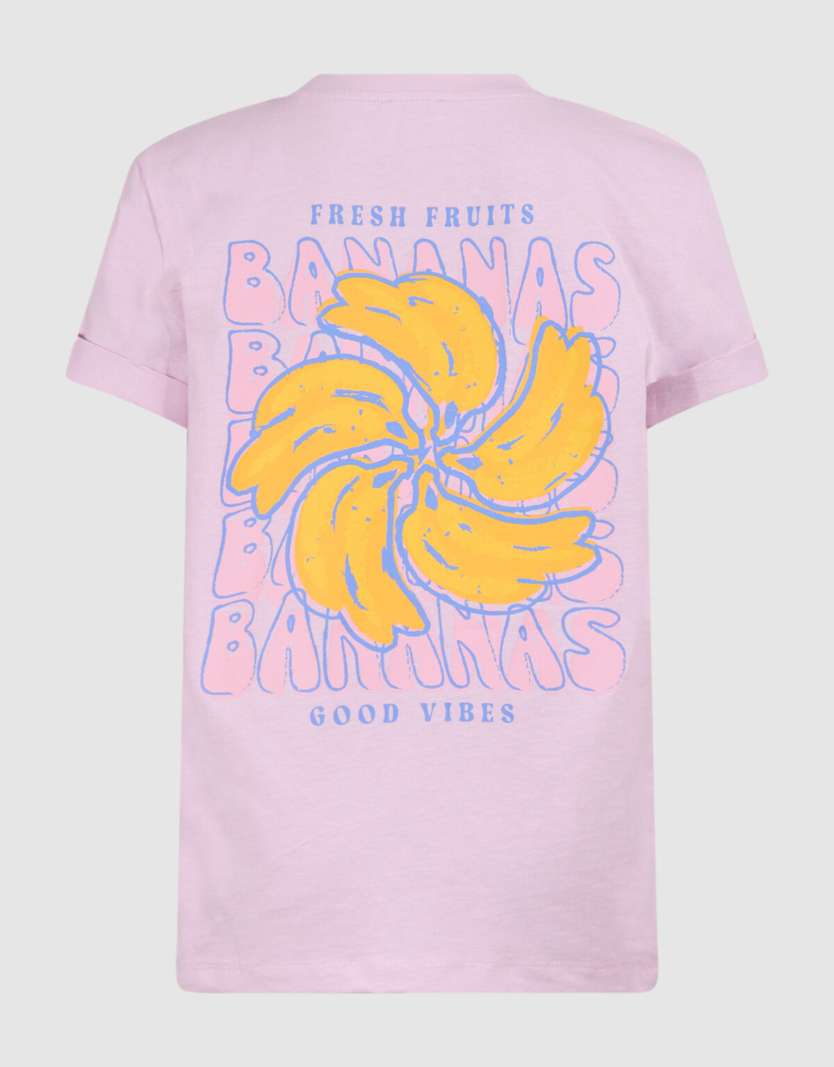 Obst-Stickerei T-Shirt Hellviolett SHOEBY GIRLS
