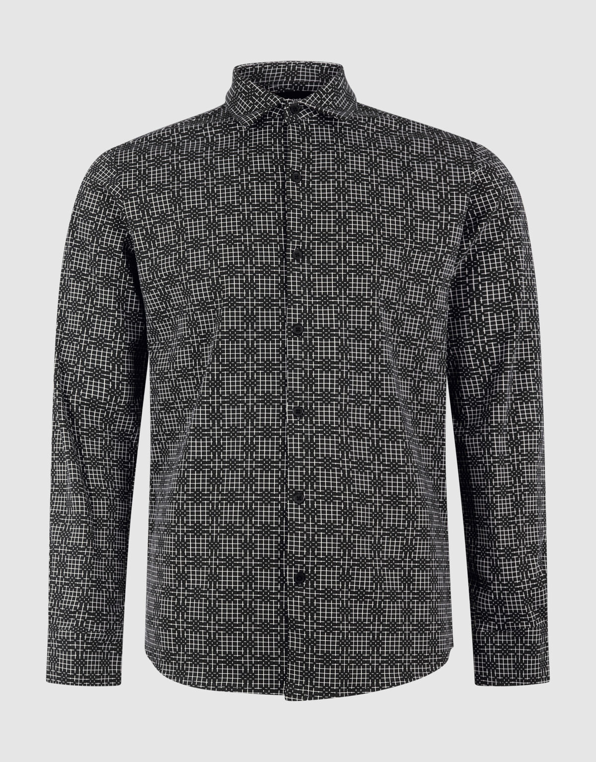 Bedrucktes Logo-Hemd Schwarz SHOEBY MEN