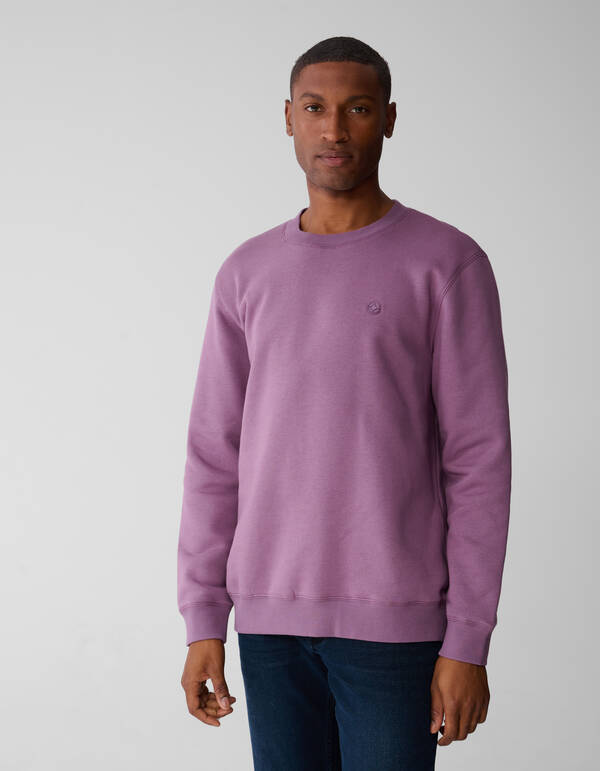 Badge Pullover Lila SHOEBY MEN