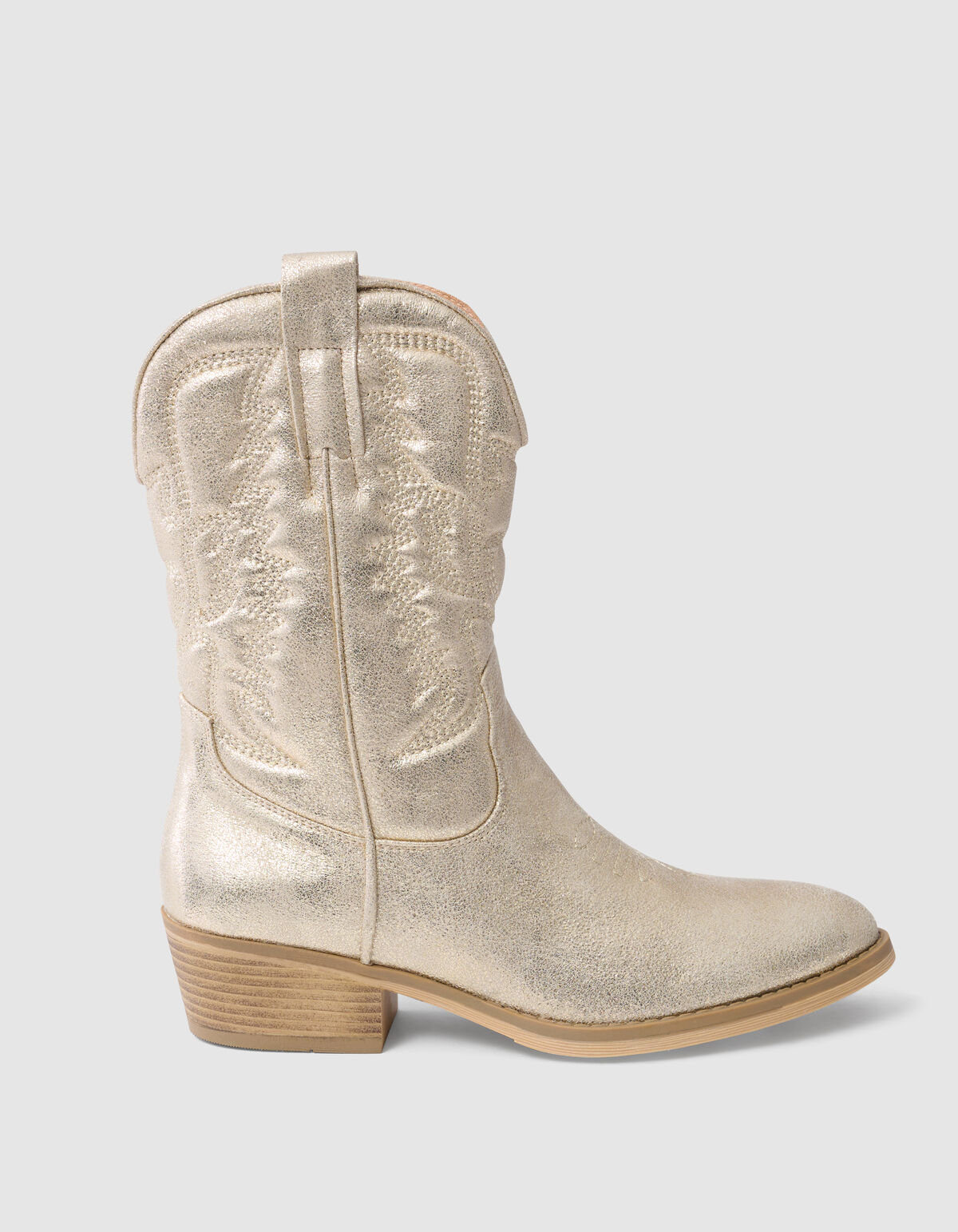 Cowboystiefel Gold SHOEBY SHOES