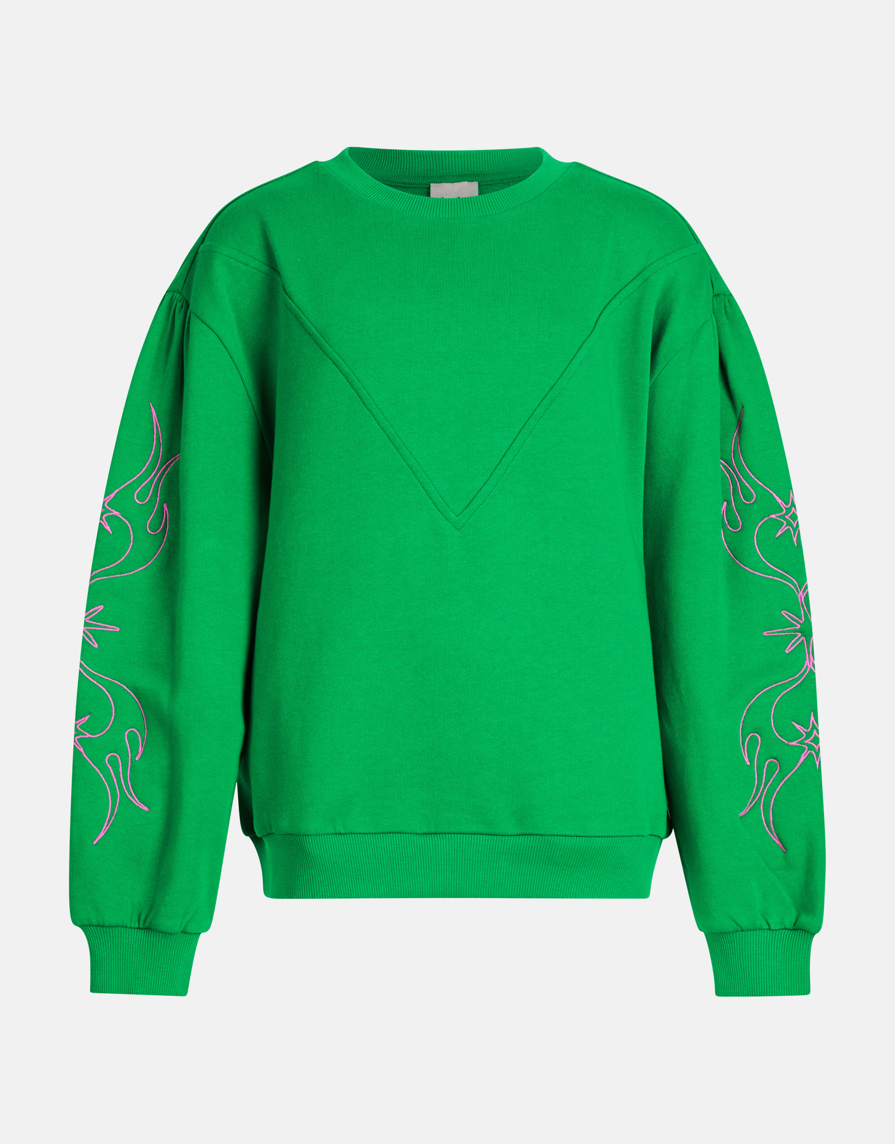 Pullover mit Stickerei Grün SHOEBY GIRLS