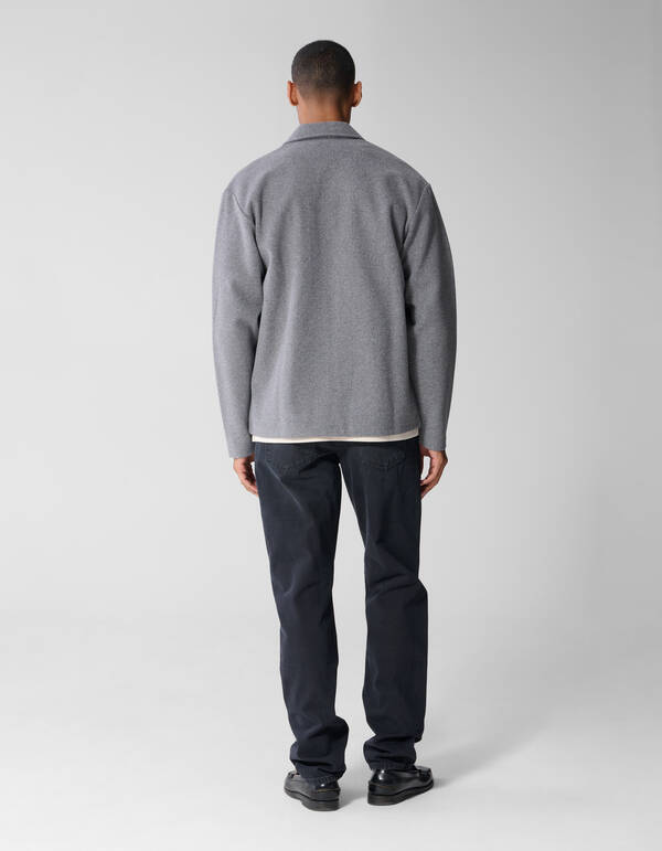 Melange Overshirt Grau SHOEBY MEN