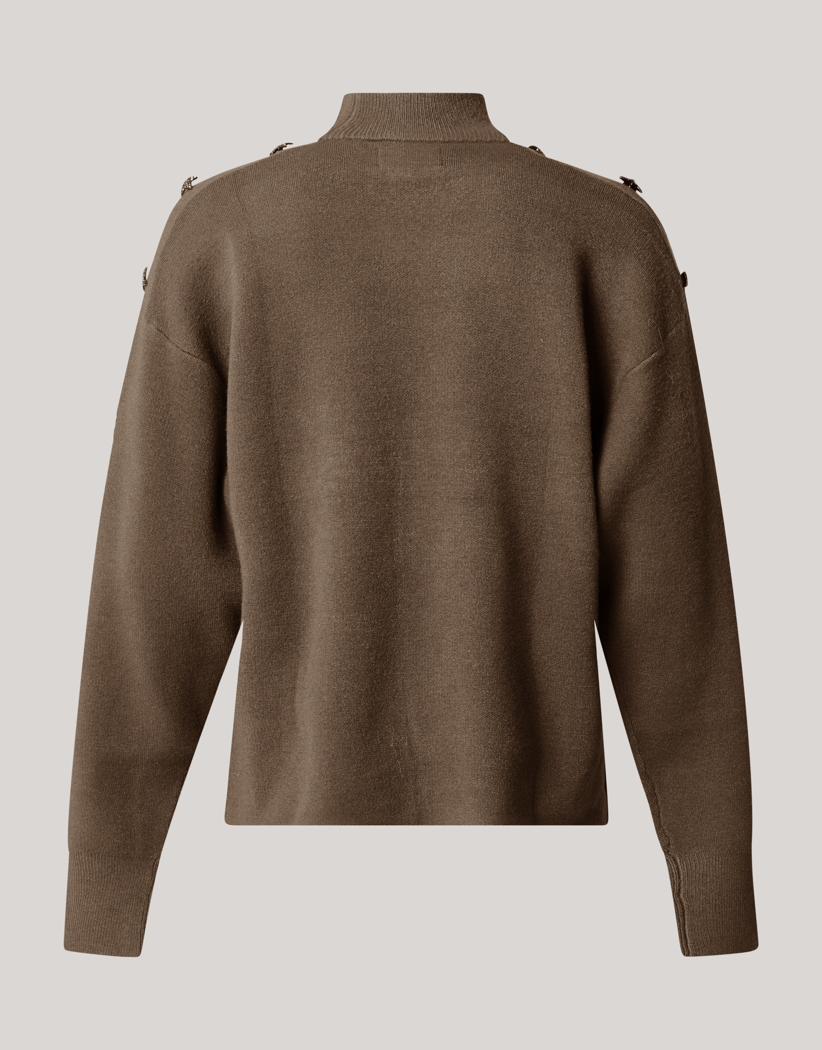 Knopfleiste Pullover Dunkelgrün SHOEBY WOMEN