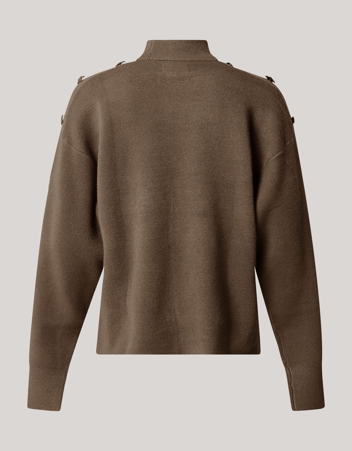 Knopfleiste Pullover Dunkelgrün SHOEBY WOMEN