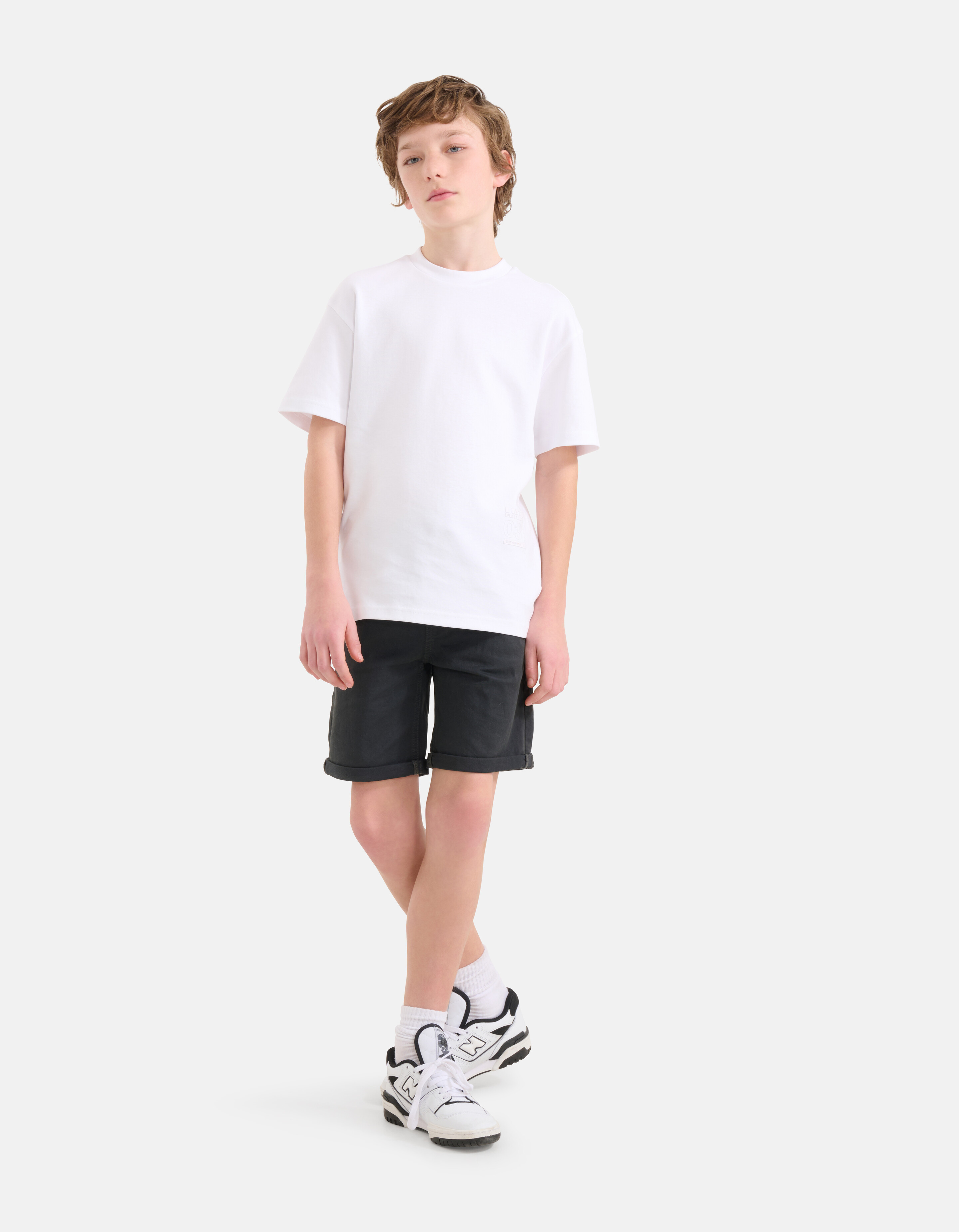 Casual Twill Short Dunkelgrau SHOEBY BOYS