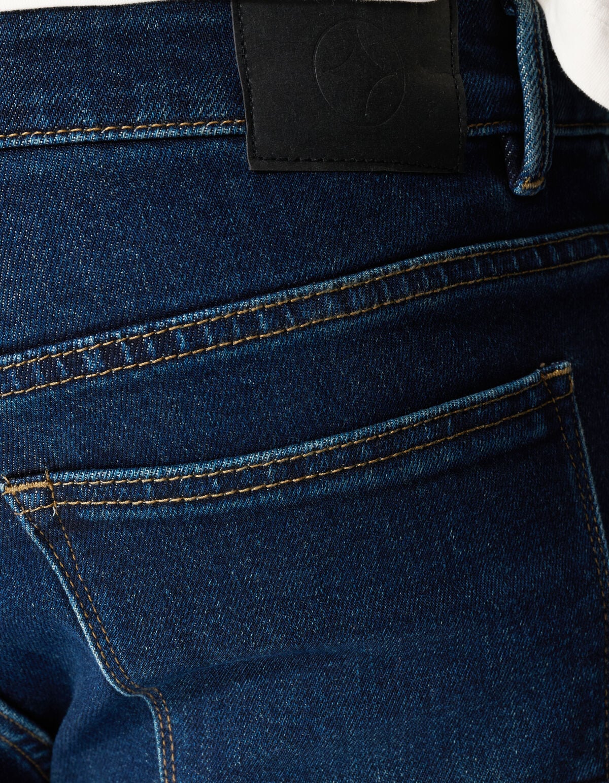 Slim Straight Fit Jeans Dunkelblau L34 SHOEBY MEN