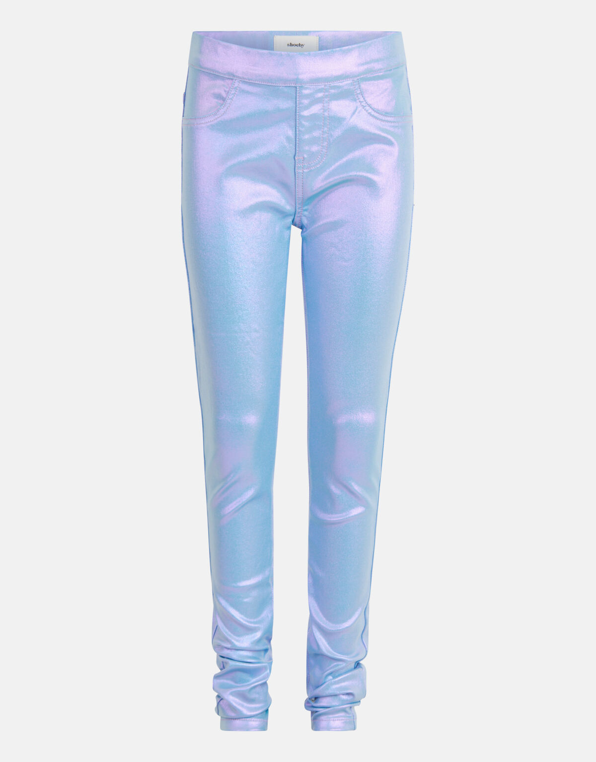 Holographisch beschichtete Treggings Hellviolett SHOEBY GIRLS