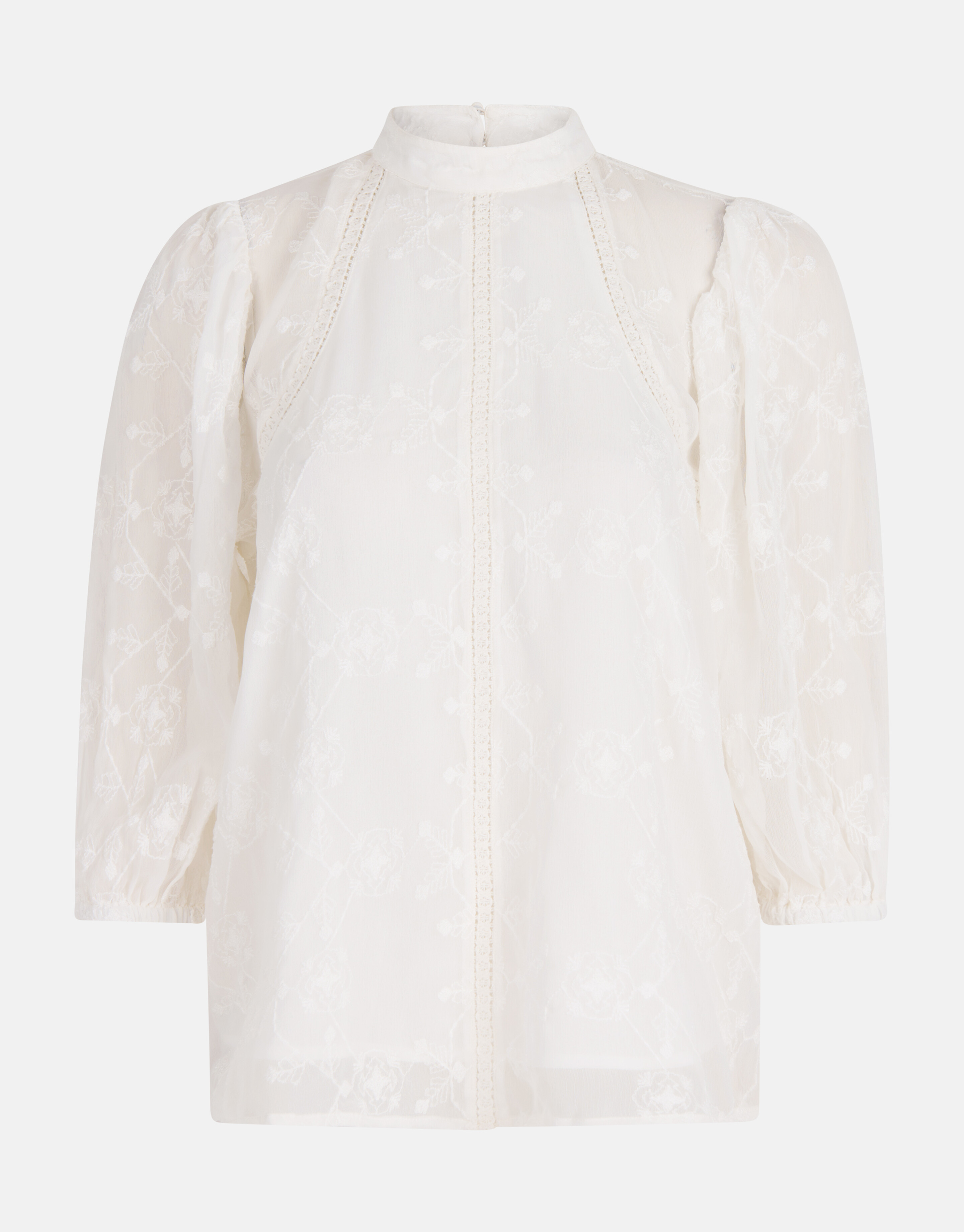 Besticktes Tape-Top Off White SHOEBY WOMEN