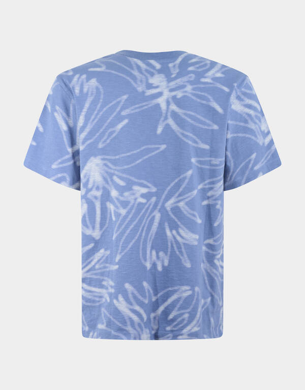 Bedrucktes T-shirt Hellblau SHOEBY MEN