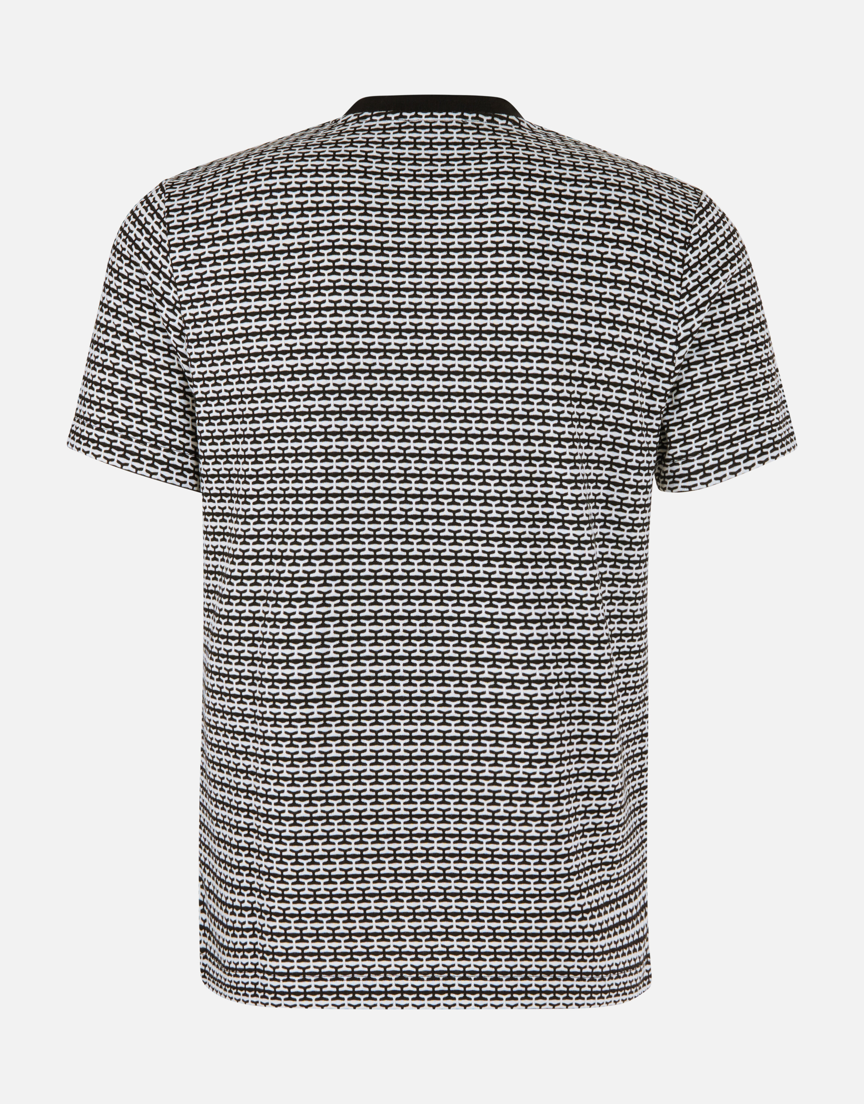 T-Shirt mit Druck Schwarz/Weiß SHOEBY MEN