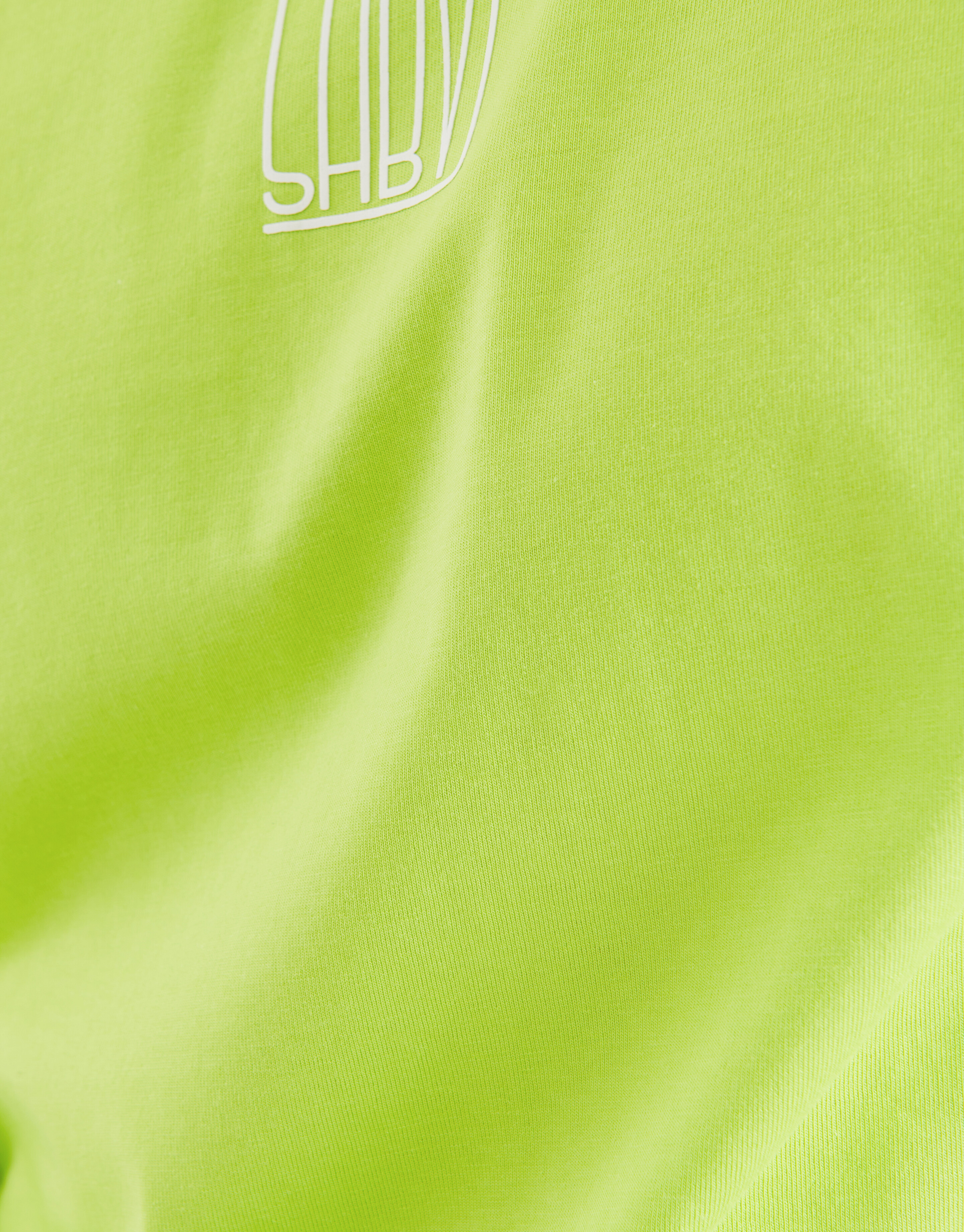 Text-T-Shirt Grün SHOEBY MEN