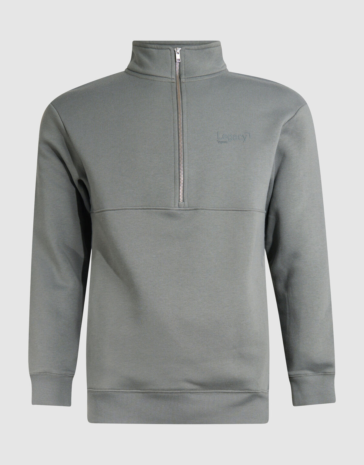 Pullover mit Reißverschluss Dunkelgrün SHOEBY MEN