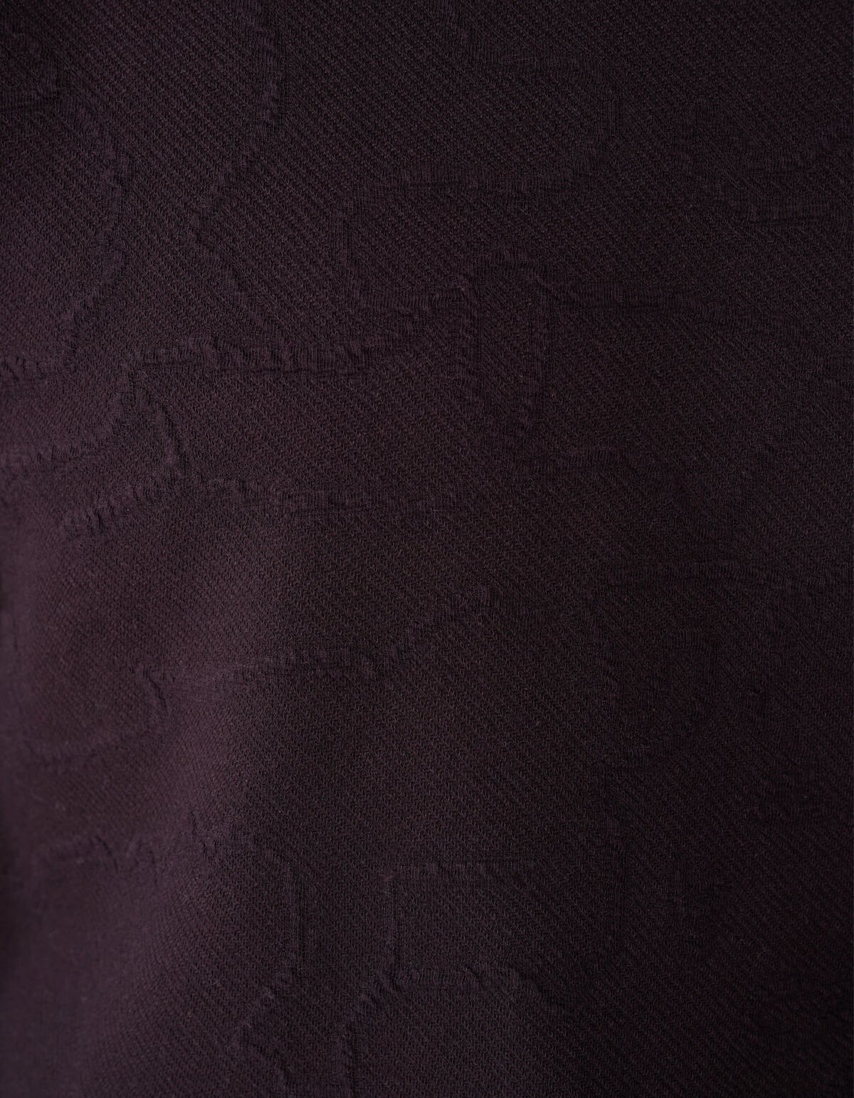 Struktur Sweatshirt Dunkelbraun SHOEBY MEN