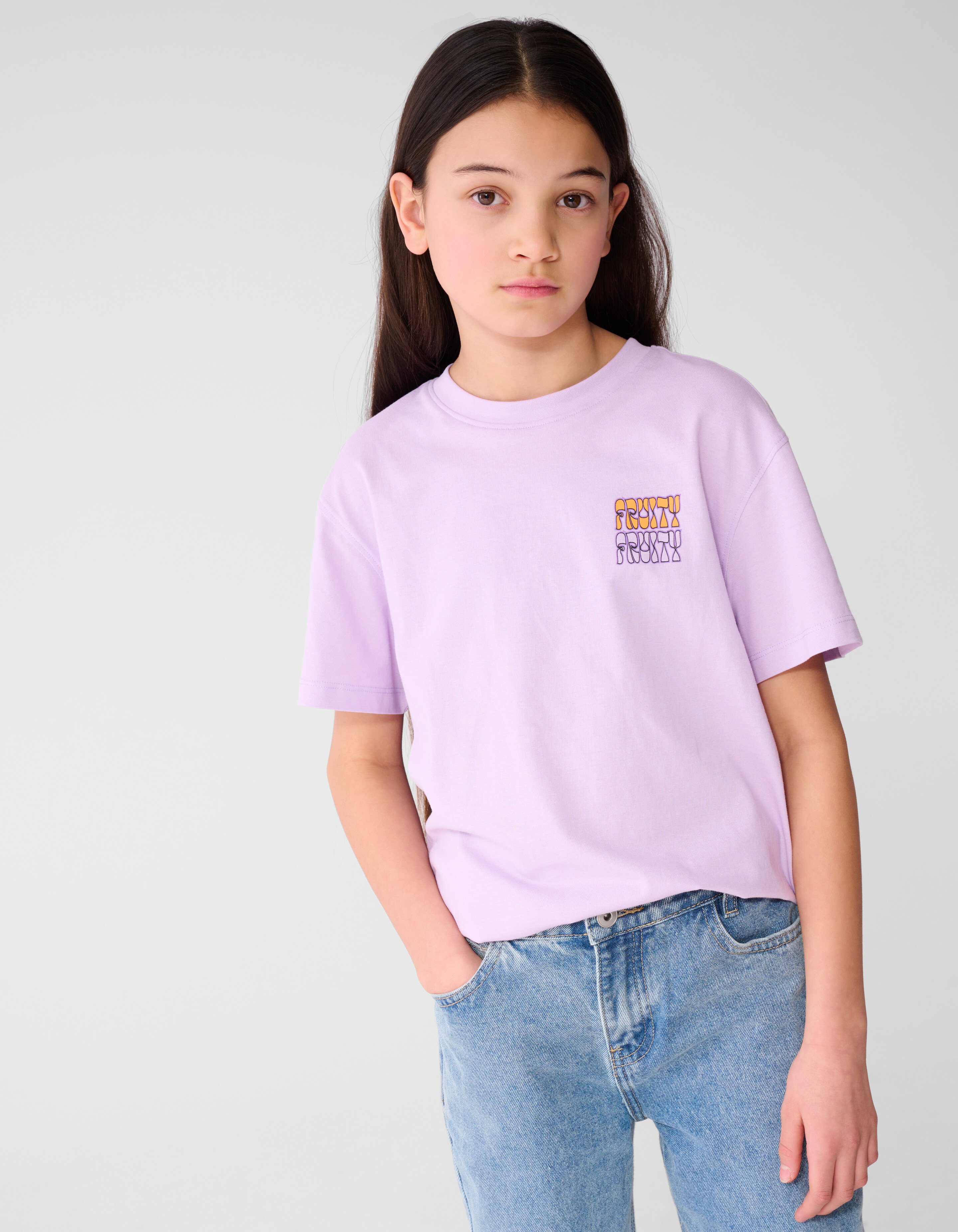 Fruity Artwork T-Shirt Helllila SHOEBY GIRLS