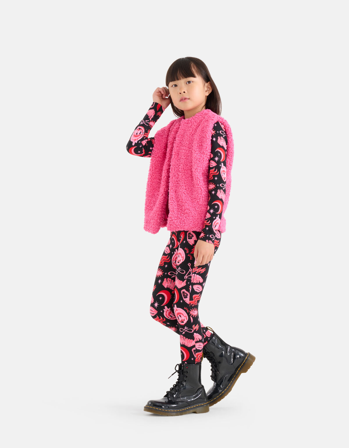Teddy-Gilet Rosa SHOEBY GIRLS