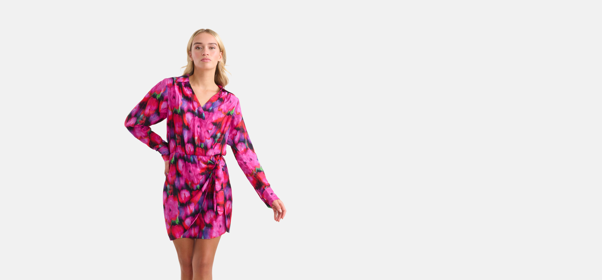 Bedrucktes Kleid Pink By Lizzy SHOEBY WOMEN