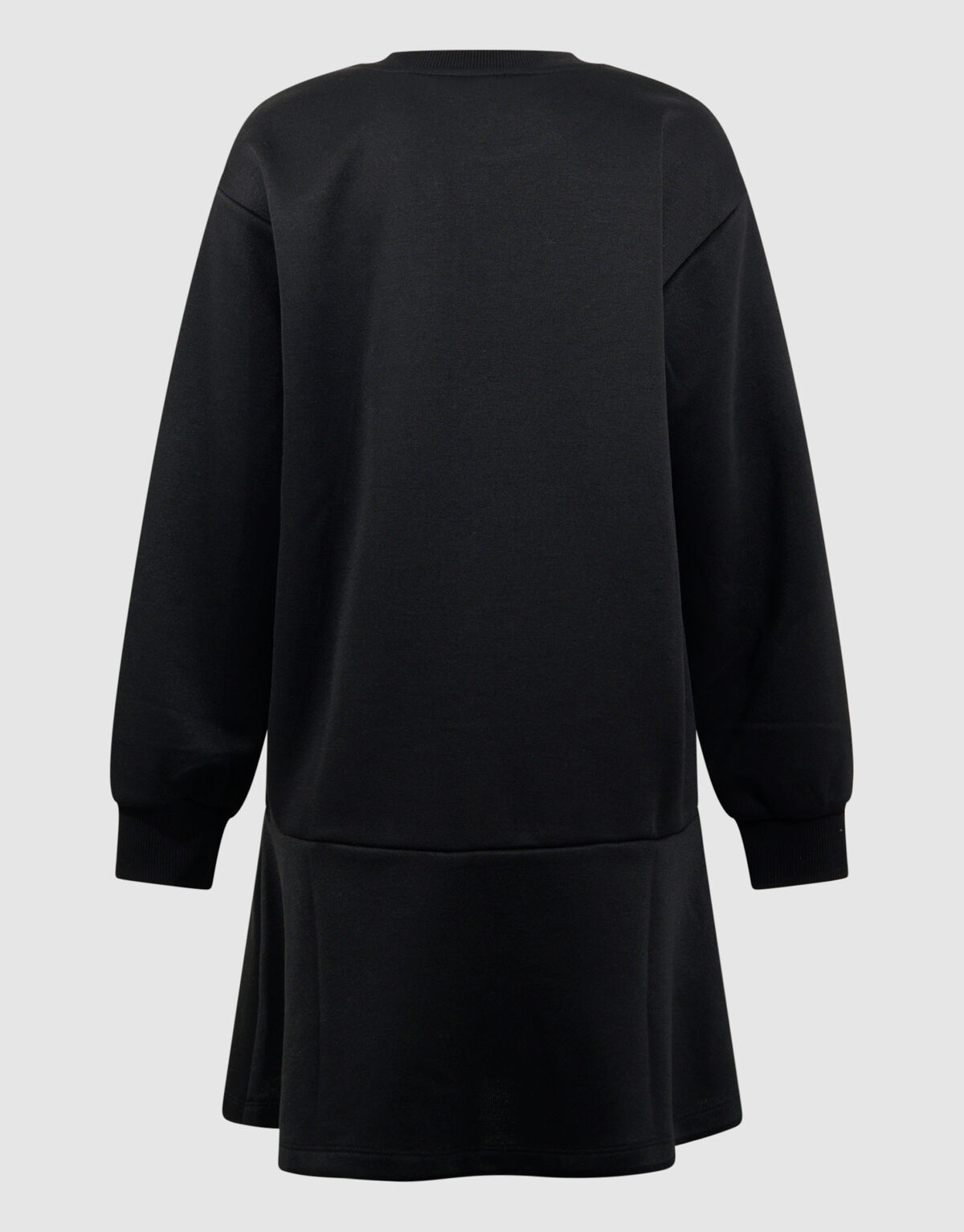 Schwarzes Sweatshirtkleid mit Herzchenmuster SHOEBY GIRLS