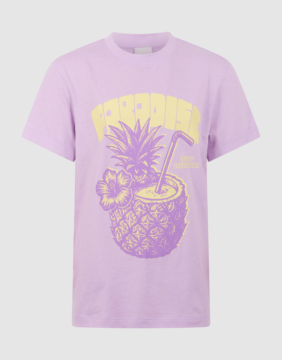 Paradise Artwork T-Shirt Helllila SHOEBY GIRLS