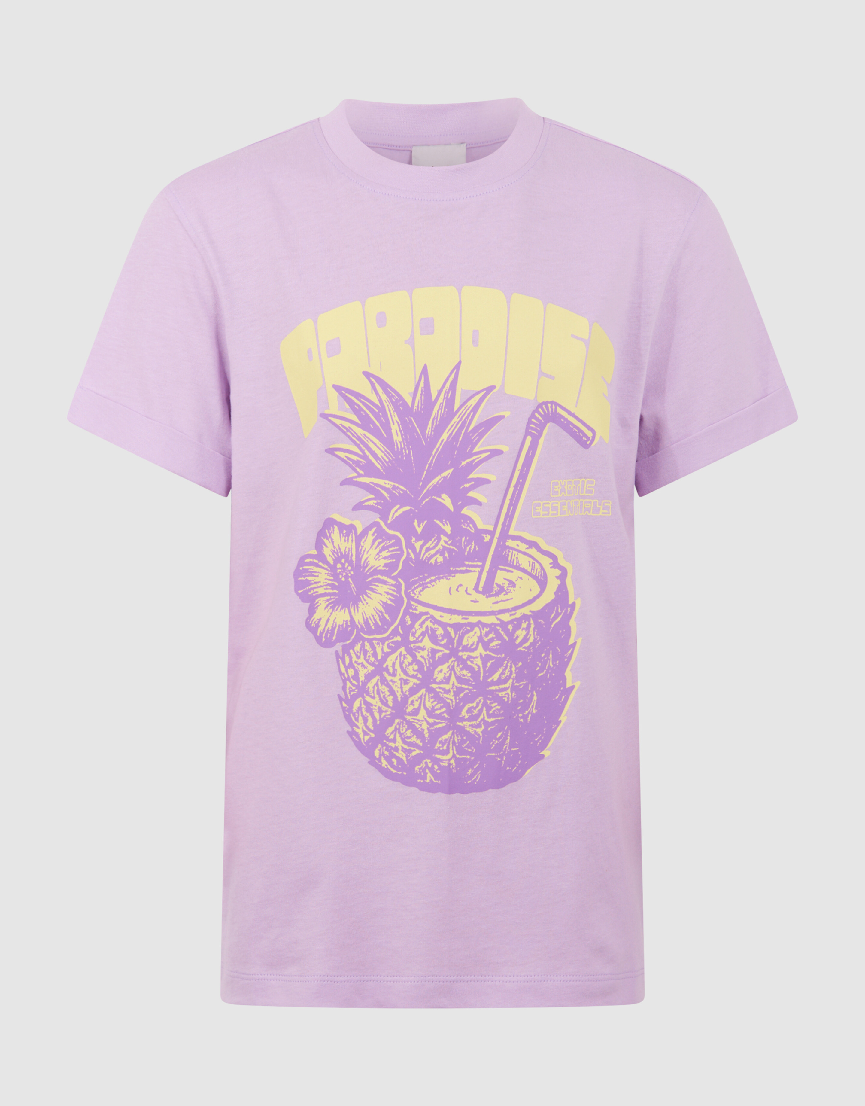 Paradise Artwork T-Shirt Helllila SHOEBY GIRLS