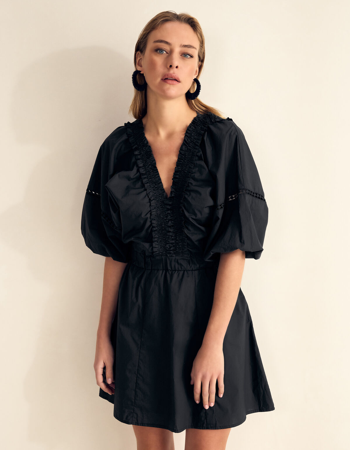 Spitzen-Minikleid Schwarz SHOEBY WOMEN