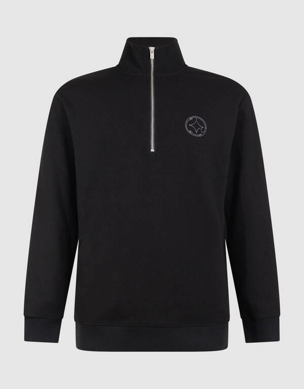 Pullover mit halbem Rei&szlig;verschluss  K&ouml;pergewebe Sc SHOEBY MEN