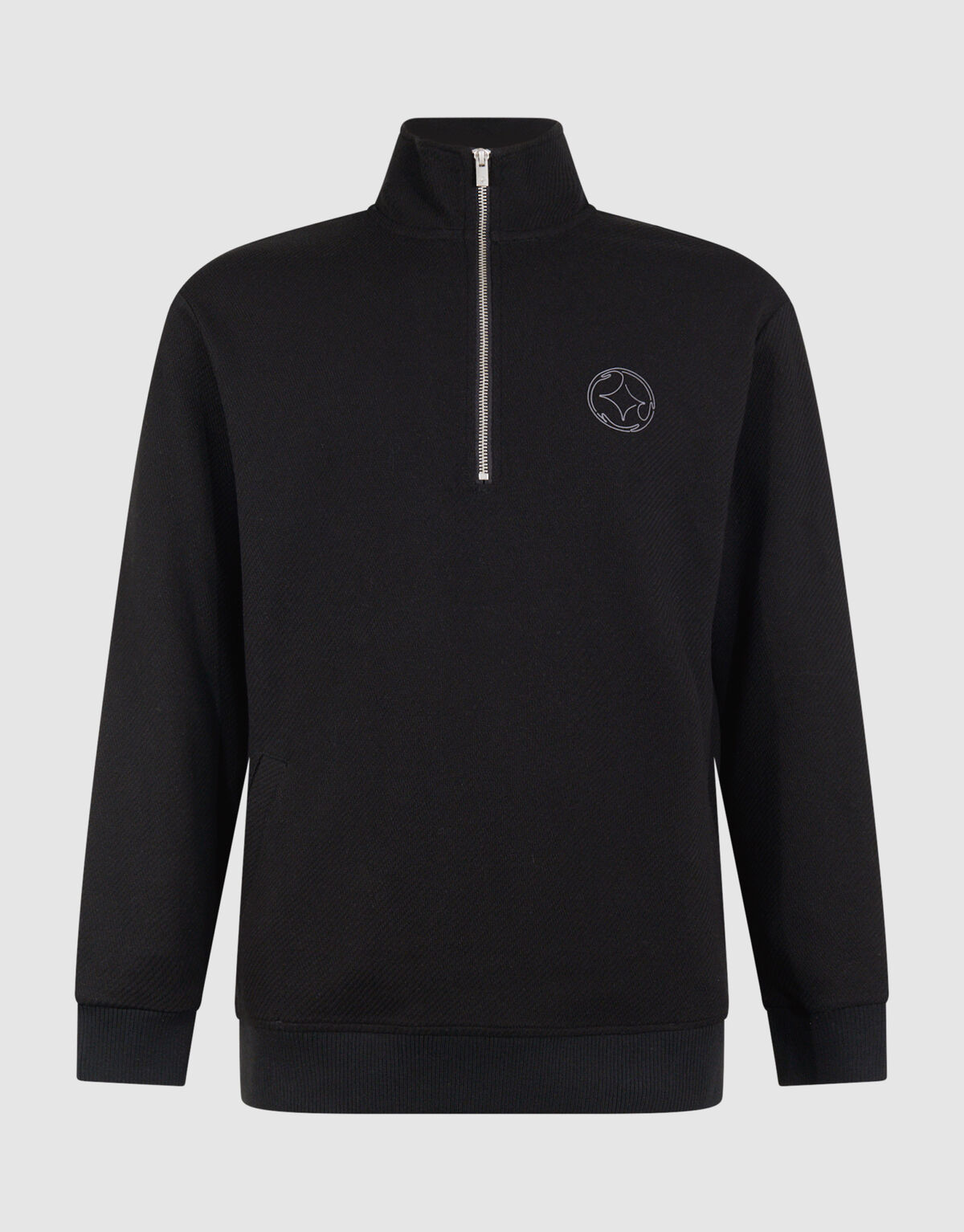 Pullover mit halbem Rei&szlig;verschluss  K&ouml;pergewebe Sc SHOEBY MEN