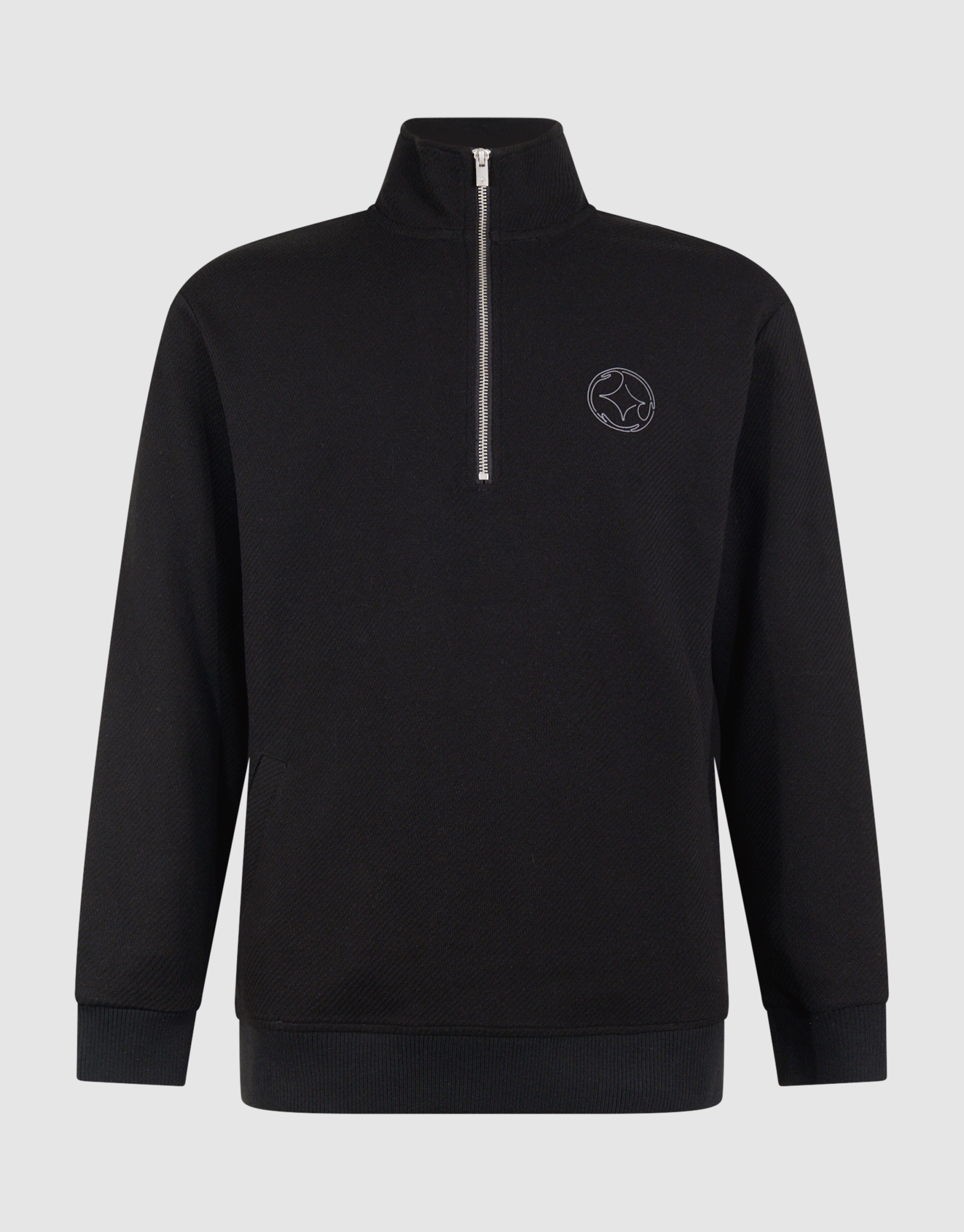 Pullover mit halbem Rei&szlig;verschluss  K&ouml;pergewebe Sc SHOEBY MEN