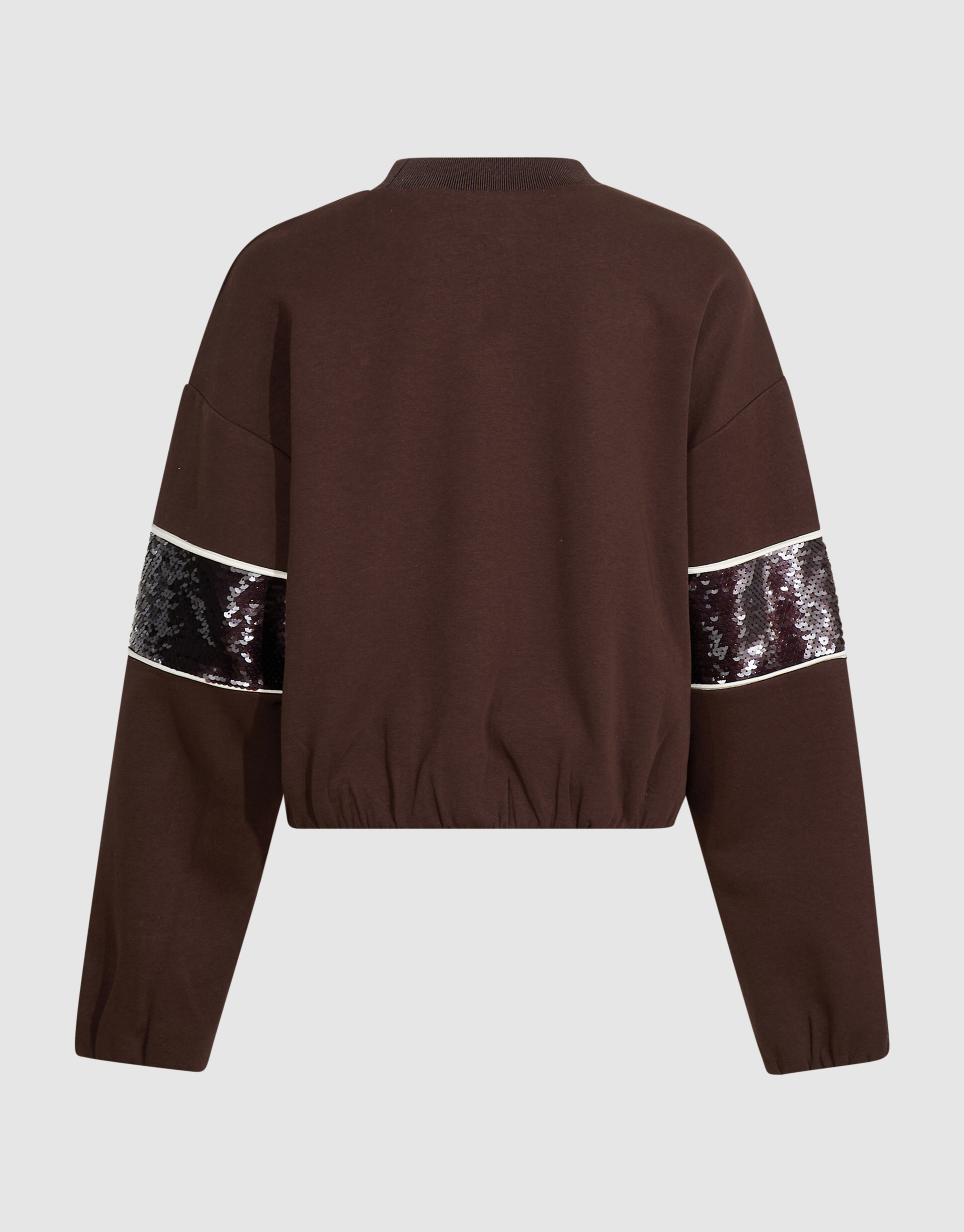 Sporty Pailletten Sweatshirt Braun SHOEBY GIRLS
