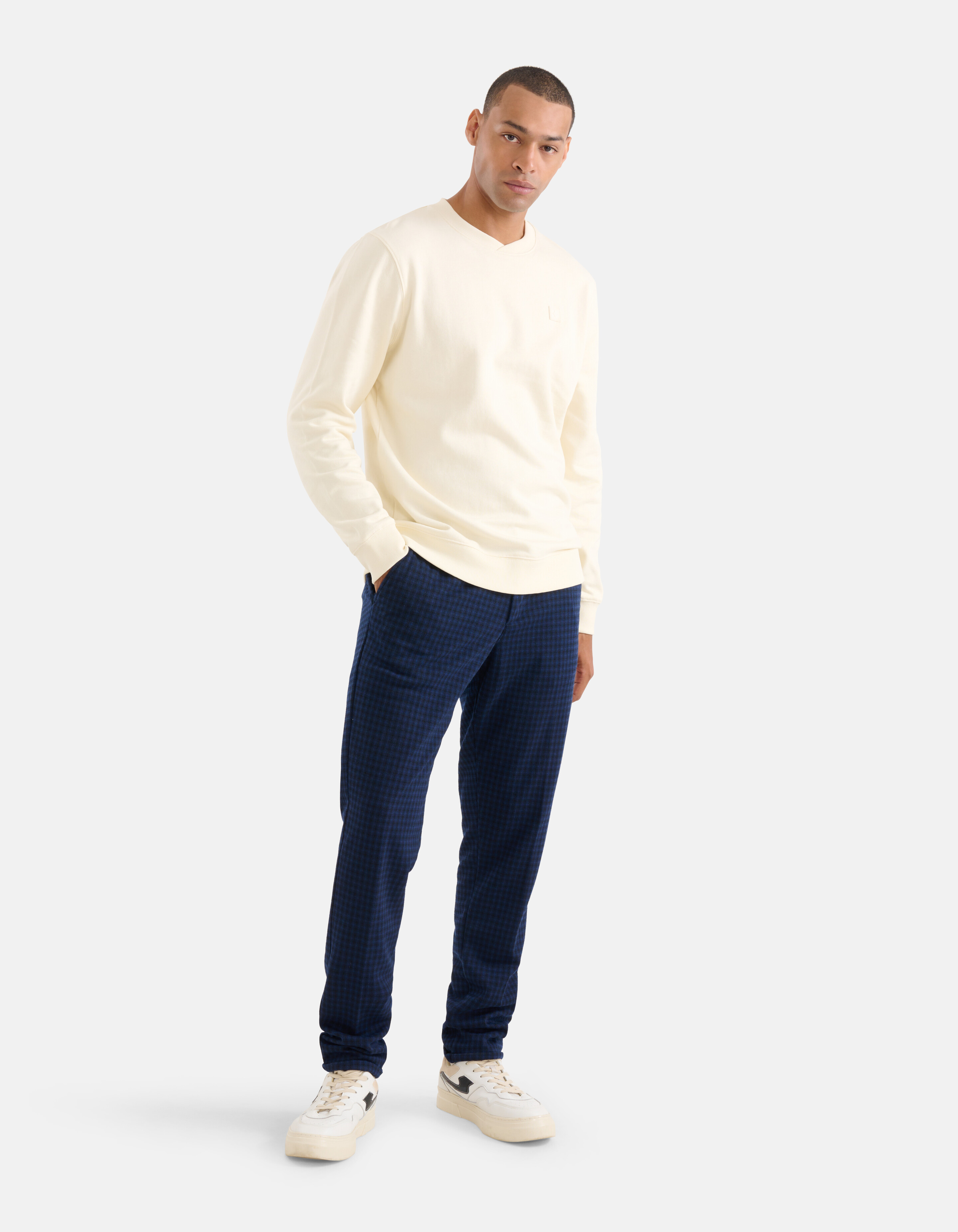 Flock Artwork Pullover Off White SHOEBY MEN