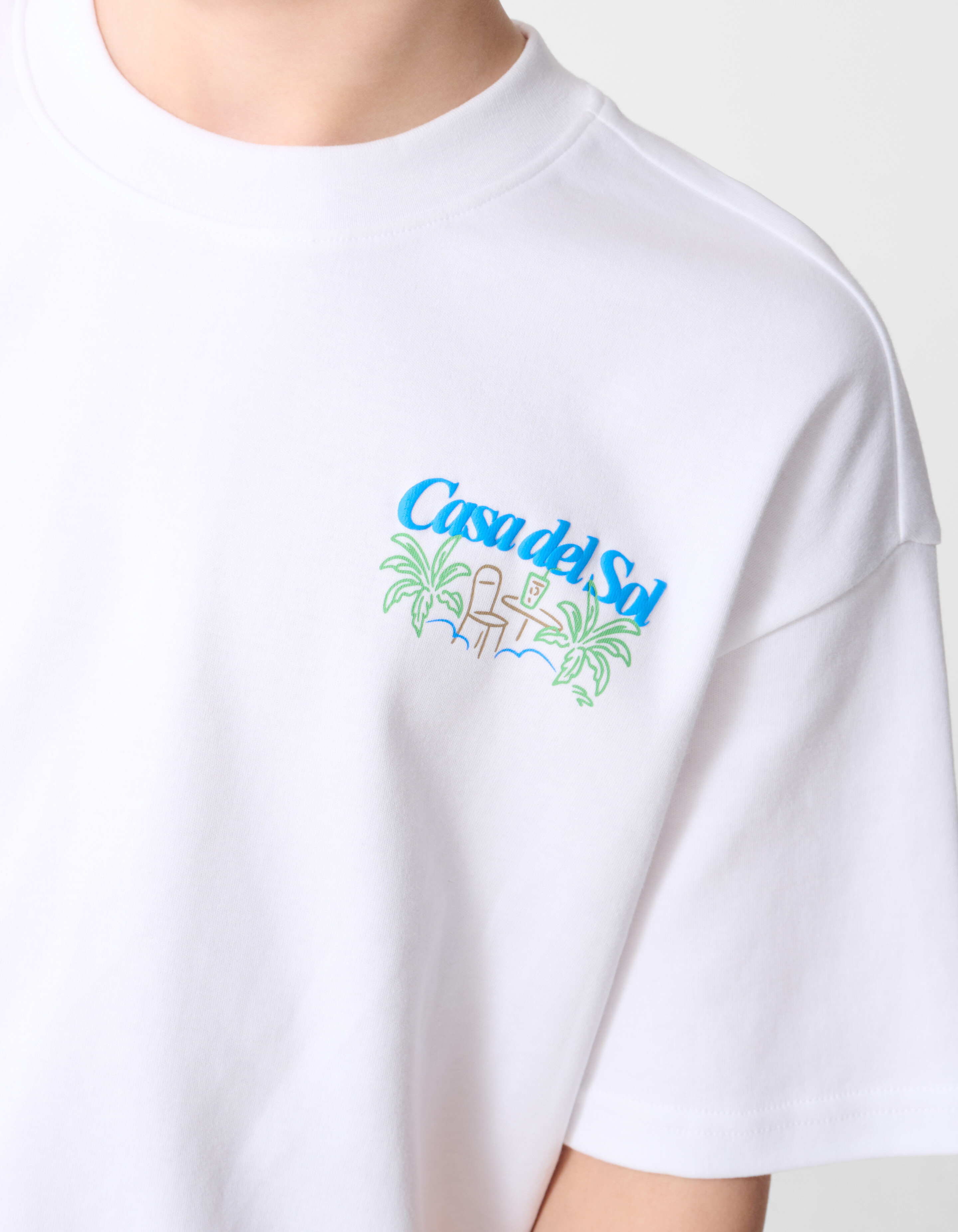 Casa Del Sol Kunst T-Shirt Wei&szlig; SHOEBY BOYS