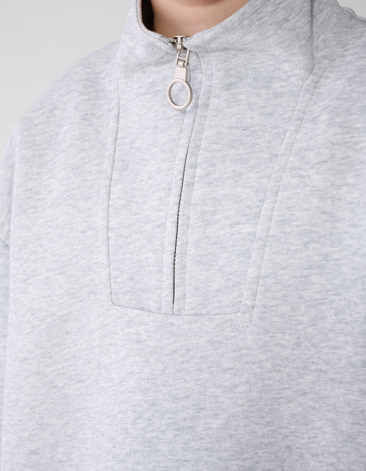 Balloon Fit Sweatshirt Hellgrau SHOEBY BOYS