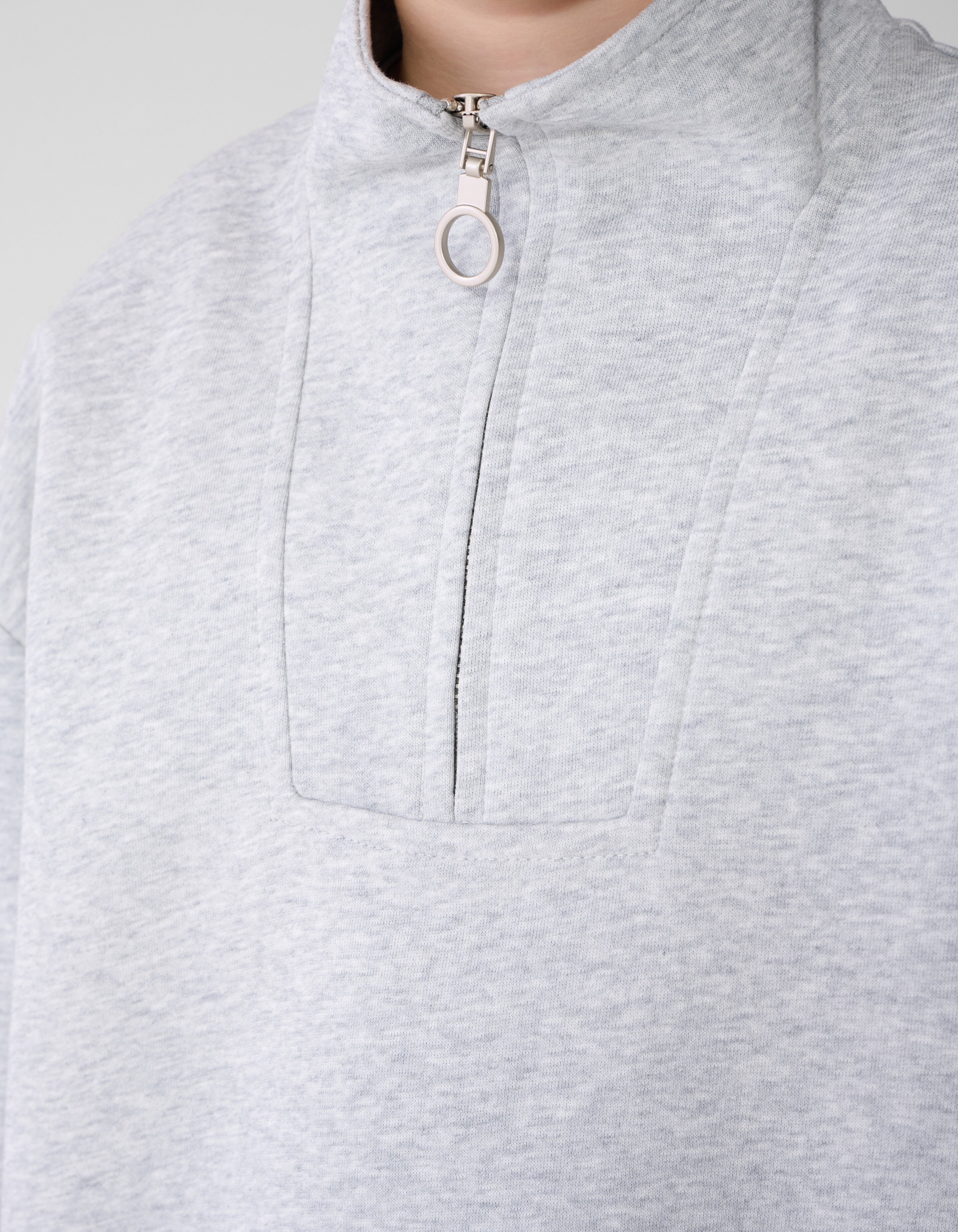 Balloon Fit Sweatshirt Hellgrau SHOEBY BOYS