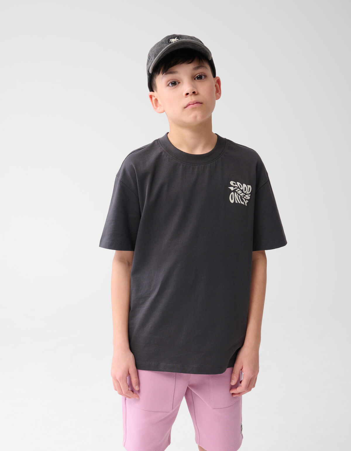 Artwork T-shirt Dunkelgrau SHOEBY BOYS